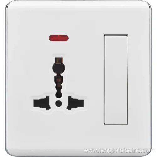 G Electrical Wall Light Switch Socket 3 Gang